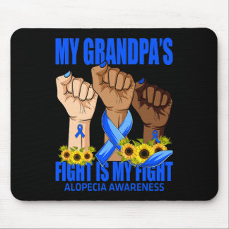 Tapis De Souris Le combat de mon grand-père est ma lutte Alopécie