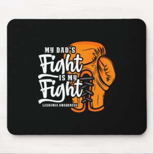 Tapis De Souris Le combat de mon père est mon combat. Boxer Leukem