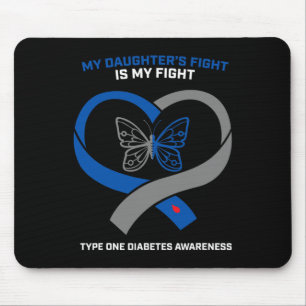 Tapis De Souris Le combat de mon petit-fils est mon combat type 1