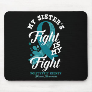 Tapis De Souris Le combat de Soeur est mon combat contre le cancer