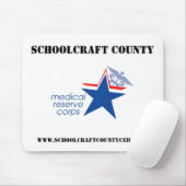 Tapis De Souris Le comté de Schoolcraft MRC Mousepad (Avec souris)