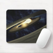 Tapis De Souris Le concept de l'artiste montrant un morceau de mat (Avec souris)