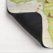 Tapis De Souris Le continent de l'Afrique (Coin)