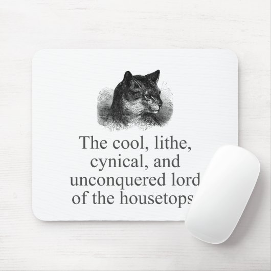 Tapis De Souris Le Cool Lithe Cynical (Avec souris)