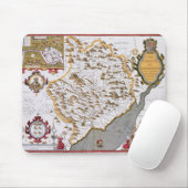 Tapis De Souris Le Countye de Monmouth, gravé par Jodocus (Avec souris)