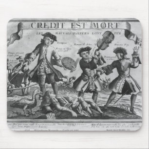 Tapis De Souris Le crédit est mort, les mauvais débiteurs ont tu