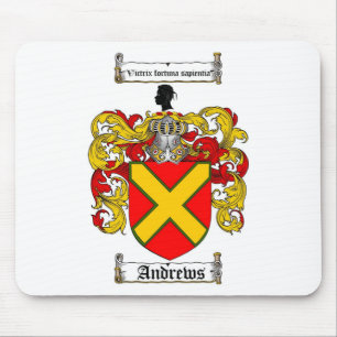 TAPIS DE SOURIS LE CREST DE FAMILLE D'ANDREWS - MANTEAU D'ANDREWS