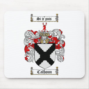 TAPIS DE SOURIS LE CREST DE FAMILLE DE CALHOUN - MANTEAU DE