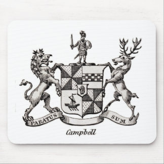 TAPIS DE SOURIS LE CREST DE FAMILLE DE CAMPBELL