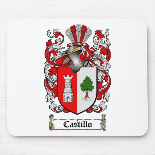 TAPIS DE SOURIS LE CREST DE FAMILLE DE CASTILLO - MANTEAU DE (Devant)