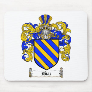 TAPIS DE SOURIS LE CREST DE FAMILLE DE DIAZ - MANTEAU DE DIAZ DES
