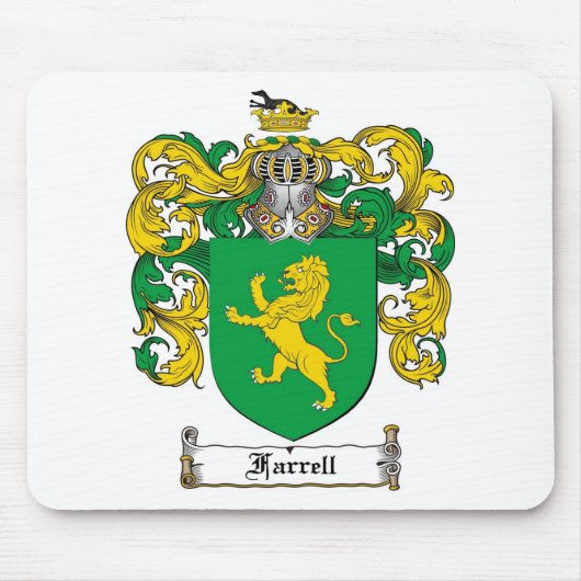 TAPIS DE SOURIS LE CREST DE FAMILLE DE FARRELL - MANTEAU DE (Devant)