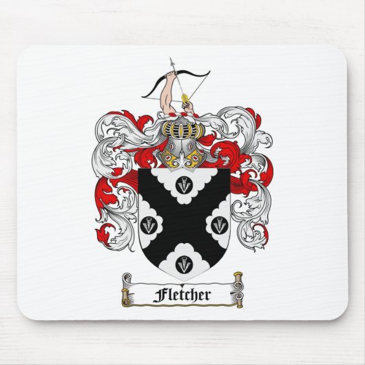 TAPIS DE SOURIS LE CREST DE FAMILLE DE FLETCHER - MANTEAU DE (Devant)