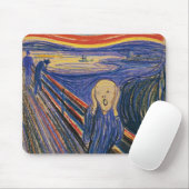 Tapis De Souris Le cri perçant par Edvard Munch (Avec souris)