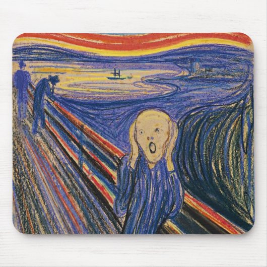 Tapis De Souris Le cri perçant par Edvard Munch (Devant)