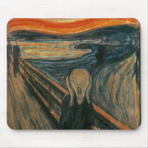 Tapis De Souris Le cri perçant par Edvard Munch