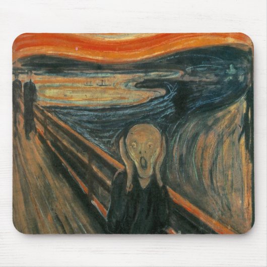 Tapis De Souris Le cri perçant par Edvard Munch (Devant)