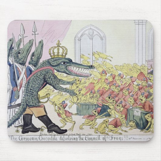 Tapis De Souris Le crocodile corse (Devant)