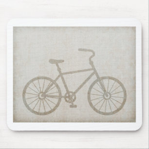 Tapis De Souris Le cru de vélo folâtre le destin d'amour de paix