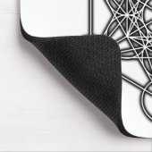 Tapis De Souris Le cube de Metatron (noir) (Coin)