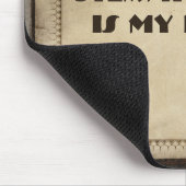 Tapis De Souris Le cuir victorien de Steampunk aiment Mousepad (Coin)