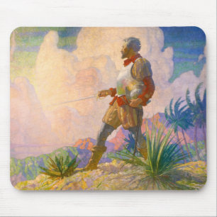 Tapis De Souris Le découvreur de Newell Convers Wyeth