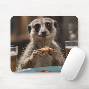 Tapis De Souris Le Déjeuner De Meerkat Sneaky,