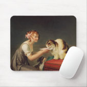 Tapis De Souris Le déjeuner du chat (Avec souris)