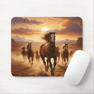 Tapis De Souris Le désert des Chevaux sauvages