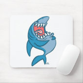 Tapis De Souris Le dessin animé Laughton Shark mousepad (Avec souris)