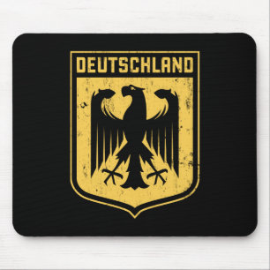 Tapis De Souris Le Deutschland Eagle - manteau des bras allemand