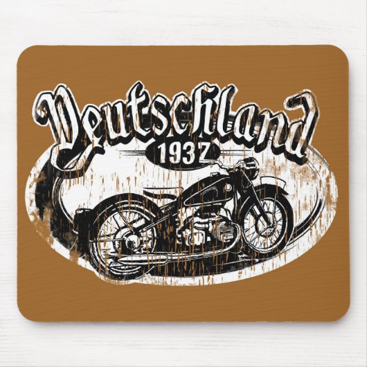 Tapis De Souris Le Deutschland Motowear (Devant)