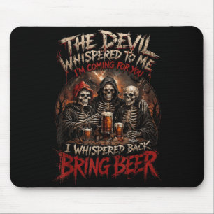 Tapis De Souris Le diable chuchota pour chuchoter en retour Apport