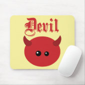 Tapis De Souris Le diable mignon (Avec souris)