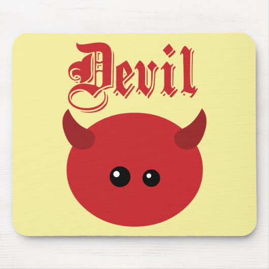 Tapis De Souris Le diable mignon (Devant)