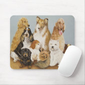 Tapis De Souris Le dîner des chiens (Avec souris)