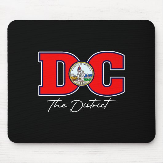 Tapis De Souris Le District De Washington Dc Souvenir De Vacances (Devant)