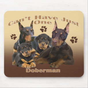 Tapis De Souris Le dobermann ne peut pas avoir juste un mousepad