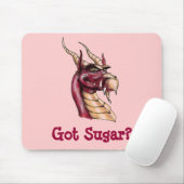 Tapis De Souris Le dragon Thaddeus Osbert a obtenu le sucre (Avec souris)