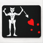 Tapis De Souris Le drapeau authentique de Blackbeard (Devant)