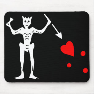 Tapis De Souris Le drapeau authentique de Blackbeard