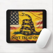 Tapis De Souris Le drapeau de Gadsen ne me frappe pas (Avec souris)