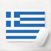 Tapis De Souris Le drapeau de la Grèce (Avec souris)