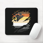 Tapis De Souris Le drapeau gai de fierté d'ours déchiré indiquent (Avec souris)