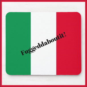 Tapis De Souris Le drapeau italien accroché à Mousepad