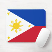 Tapis De Souris Le drapeau philippin (Avec souris)