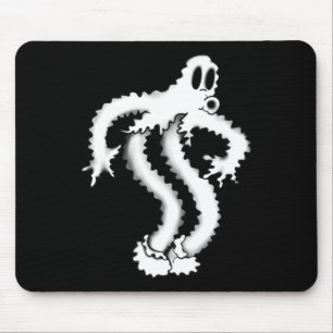 Tapis De Souris Le fantôme clown Shaky Éffrayant Blackwork
