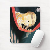Tapis De Souris Le fantôme de Kohada Koheiji, Hokusai (Avec souris)
