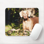 Tapis De Souris Le fantôme gris - Weimaraner, gingembre… (Avec souris)