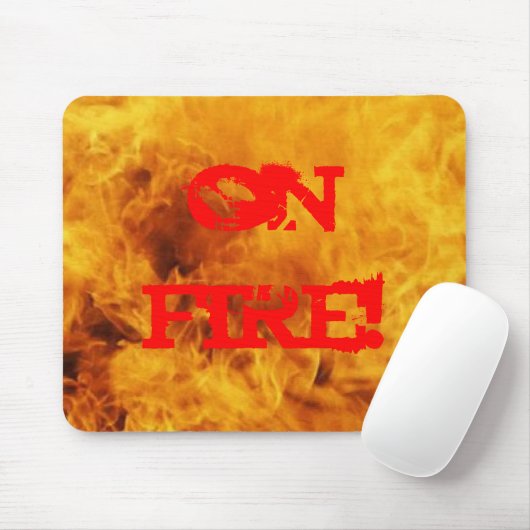 Tapis De Souris le feu (Avec souris)